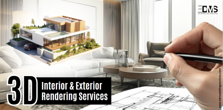 3D interior & exterior rendering services